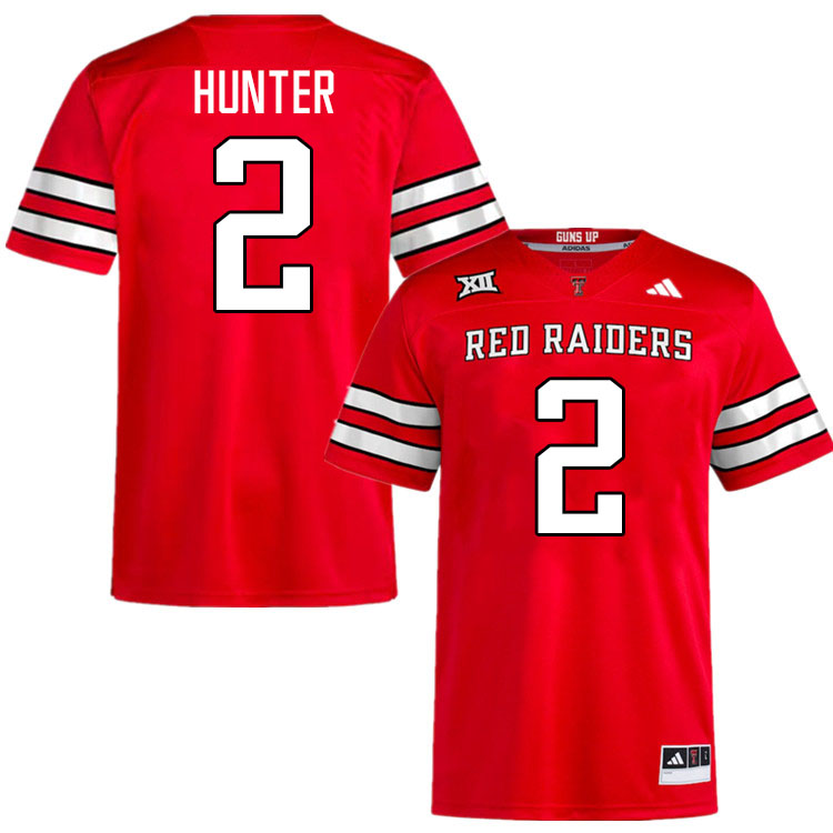#2 Lee Hunter Texas Tech Red Raiders Jerseys College Football Uniforms Stitched-Red #2 Lee Hunter Texas Tech Red Raiders Jerseys College Football Uniforms Stitched-Red